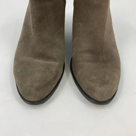 Eileen Fisher Women's Peer Suede Leather Ankle Stacked Heel‎ Booties Size 8.5 - Picture 7 of 14